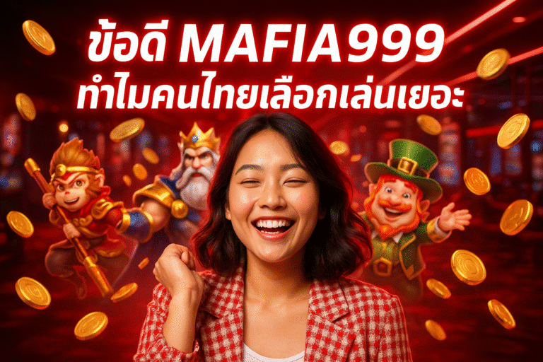 ข้อดี MAFIA999 ทำไมคนไทยเลือกเล่นเยอะ